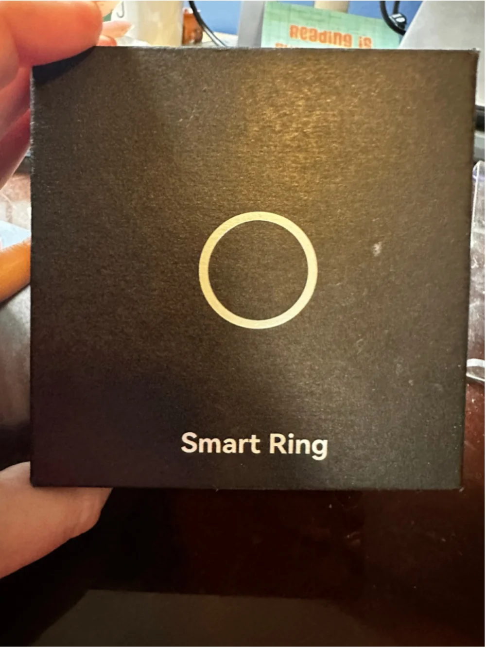 EOGBM Smart Health Ring Rose Gold Size 8 Fitness Tracker Sleep Monitor